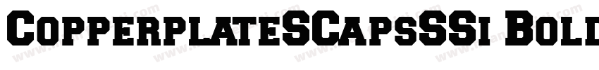 CopperplateSCapsSSi Bold字体转换